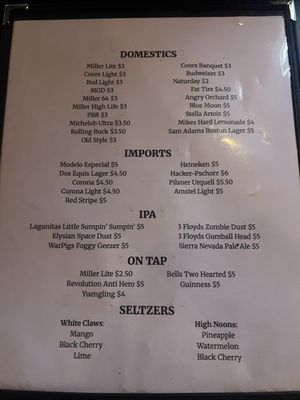 Flamingo Pizza Of Miller menu 3